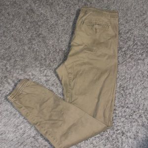 Mens khaki joggers